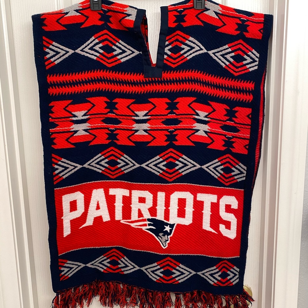 New England Patriots poncho